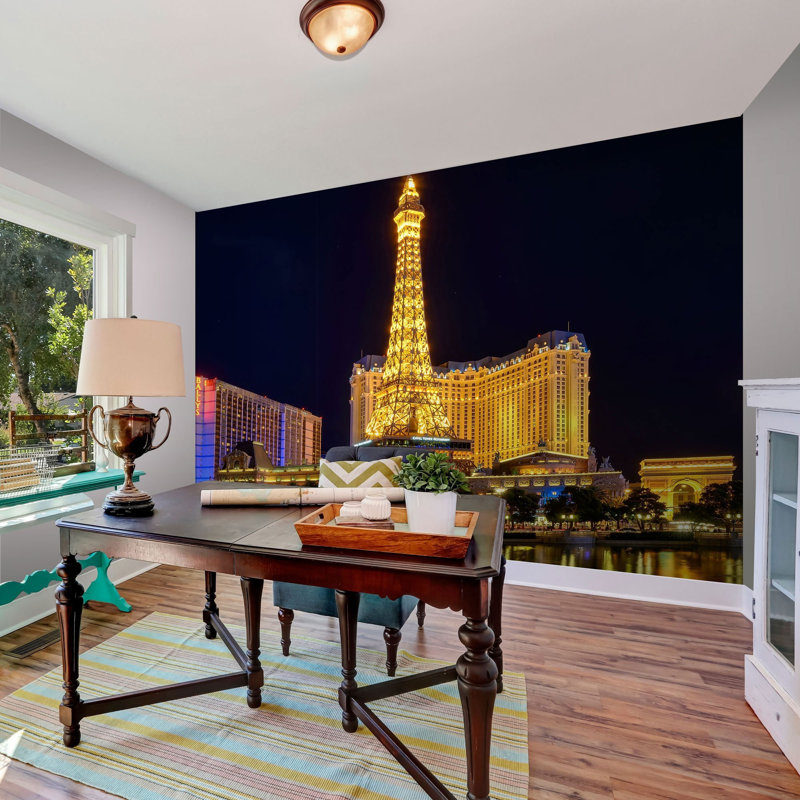 Panneau de papier peint Gro City, L 100,08 po x l 192 po