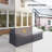 Outdoor Wicker 3-Seater Patio Sofa Cover