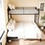 Black Twin Metal Pull - Out Bunk Bed, Space Saving, Guardrail, Built In , Easy Assembly And Maintenance For Bedroom Styling