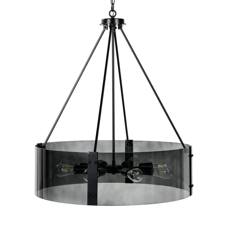 Lustre en verre 8 lumières Genesis