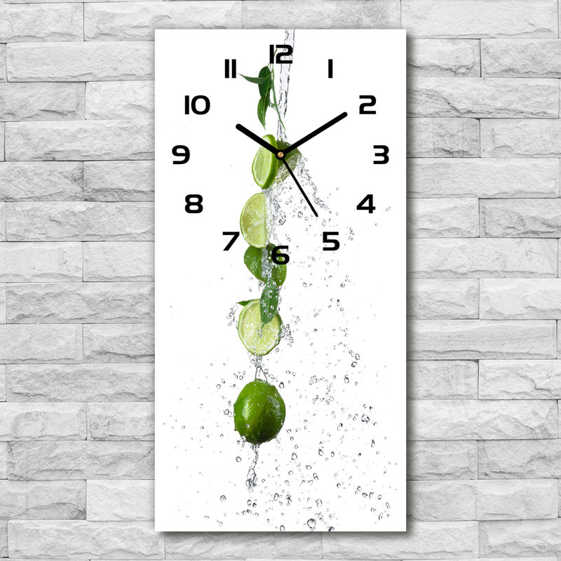 Ingmari Glass Wall Clock, White