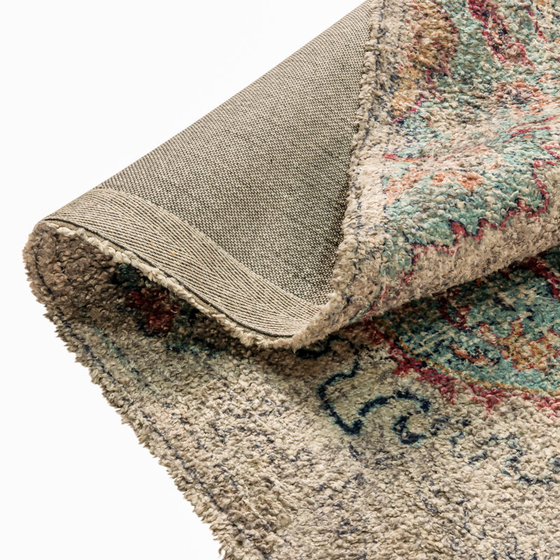 Tapis d'intérieur en polyester Gerrika, Rectangle 5 pi x 7 pi