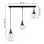 Olin - Light Clear Black Kitchen Island Pendant-91196475-91196476-91196482