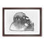 Thinker Monkey by Banksy - Framed Print-55769320-55769324