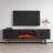 Calab 70.9" Modern TV Stand with Electric Fireplace, Matte Finish, Media Storage-2069557268