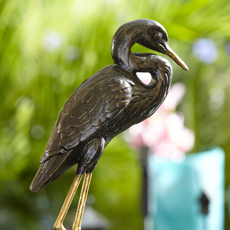 Midnight Avian Statue