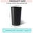 22 In. H X 13 In. W Polypropylene Round Planter Set With Smooth Matte Finish  (2-Pack)-1488235858