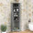 Freestanding Corner Cabinet for Bathrooms with Adjustable Shelves and Enclosed Storage-1339331813