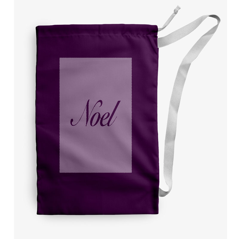 Sac à linge Noel, Moyen (H 36 po x l 28 po), Mauve