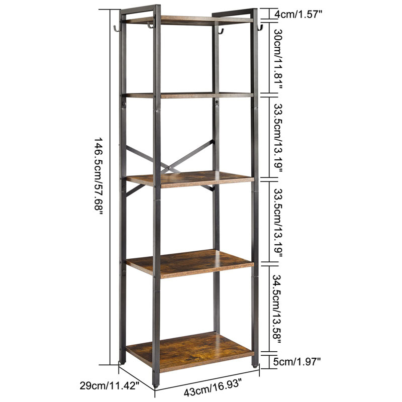 Jaquish Freestanding Bathroom Shelves