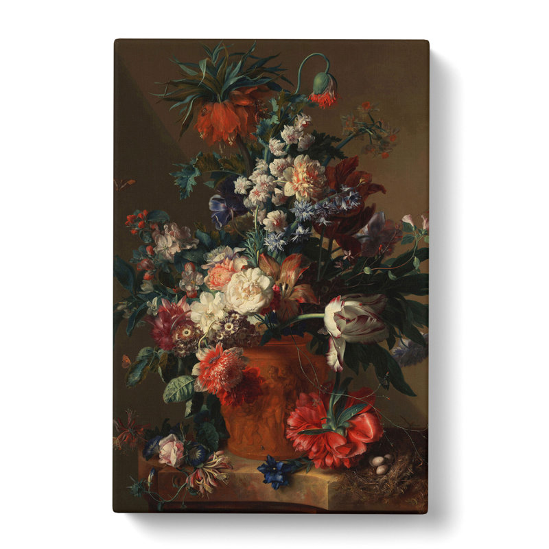 Still Life With Flowers Vol.11 by Jan Van Huysum - Wrapped Canvas Painting, 76cm H x 50cm W x 3cm D