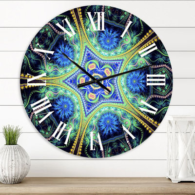 Fractal Portal Magic XIII - Modern wall clock