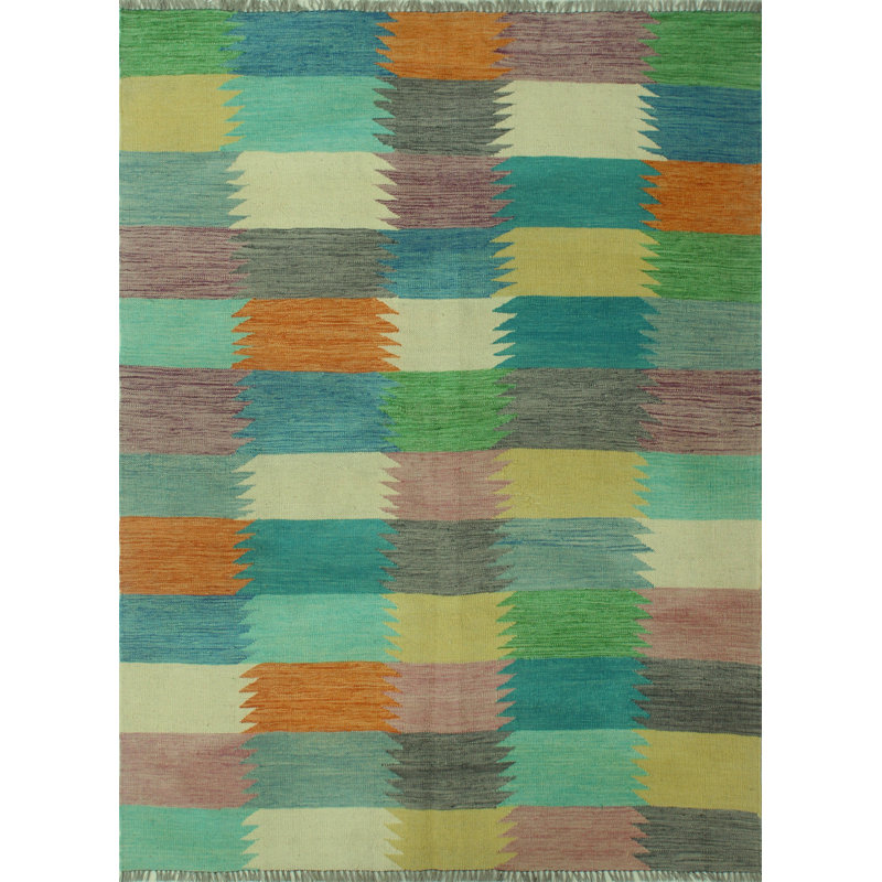 Breanca Wool Striped Indoor Rug