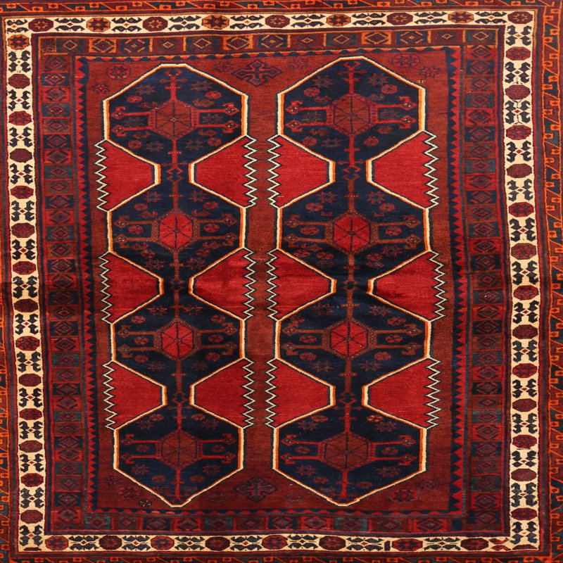 Oriental Indoor Rug, Square 4'