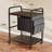 3 Tier Heavy Duty Printer Stand with Storage, Computer Tower Stand with Industrial Wheels & Drawer, Large Mobile Printer Table for Home Office Organization (Brown)-596775561