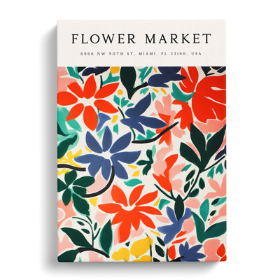 Miami Flower Market Exhibition No.3 - Wrapped Canvas