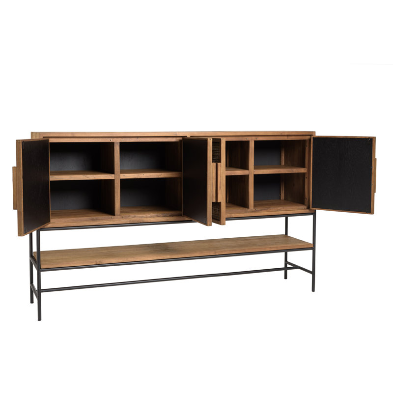 Aelish 169.5cm Solid Wood Sideboard