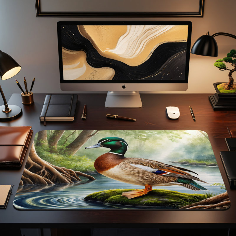 Polyester Desk Pad, 31.5x15.5