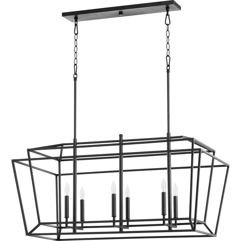 Sonnenberg 6 - Light Kitchen Island Pendant, Noir