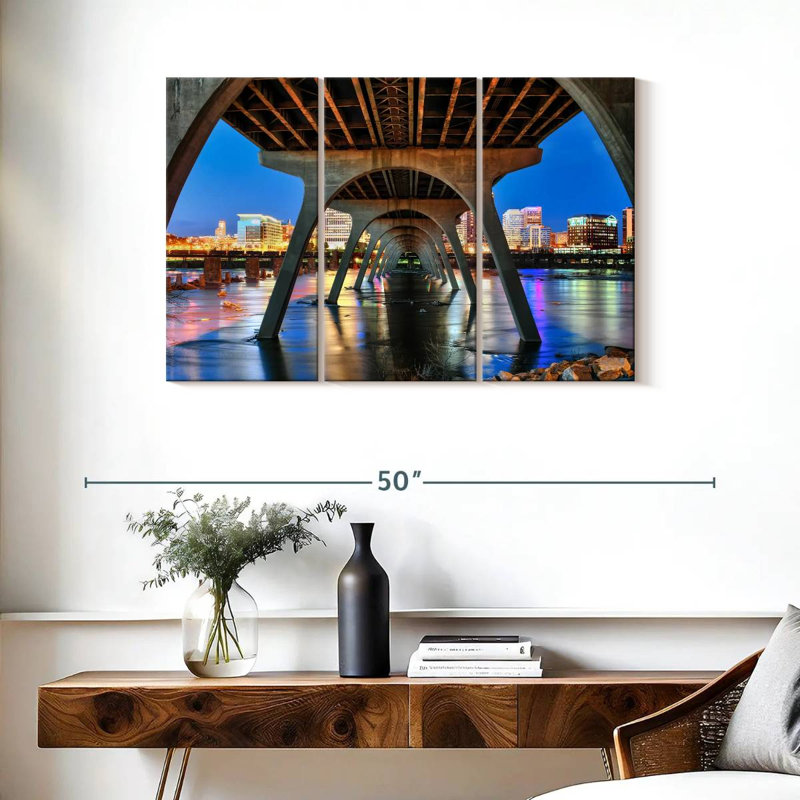 Tergel Beneath Manchester Bridge, 24" H x 38" W