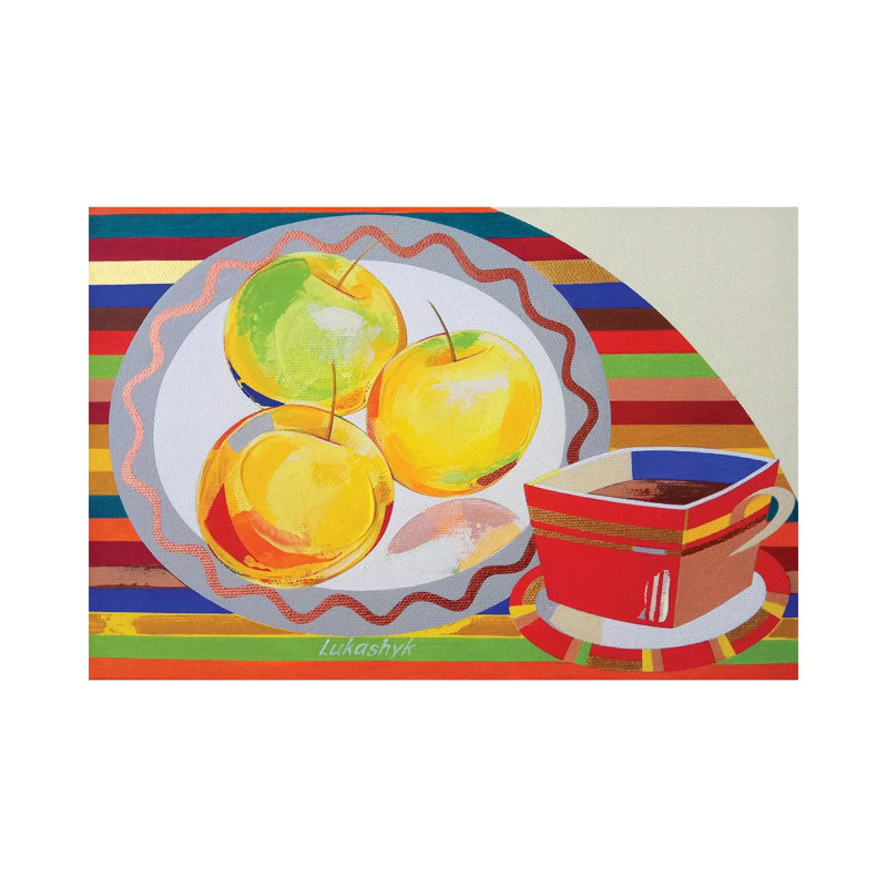 Breakfast 1 Piece Wrapped Canvas Wall Art