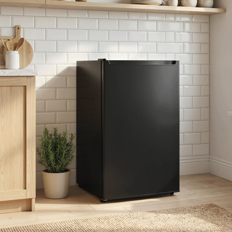 Mini-congélateur compact à 2,1 pieds cubes avec température réglable, Noir