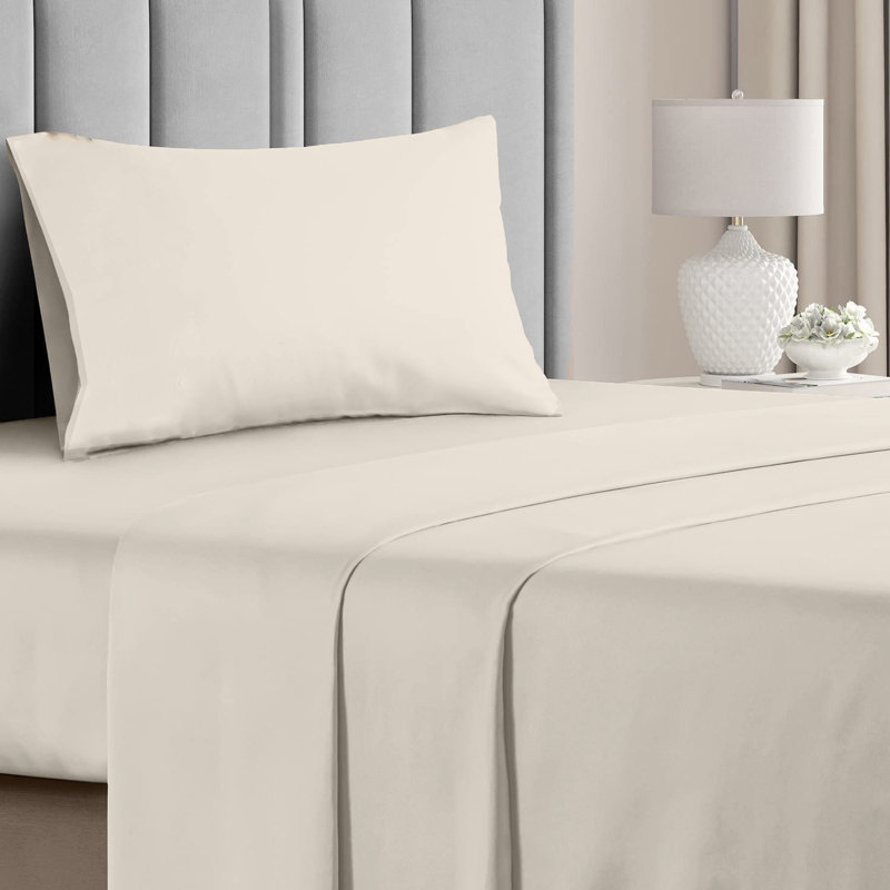 Rayon Sheet Set, Cream