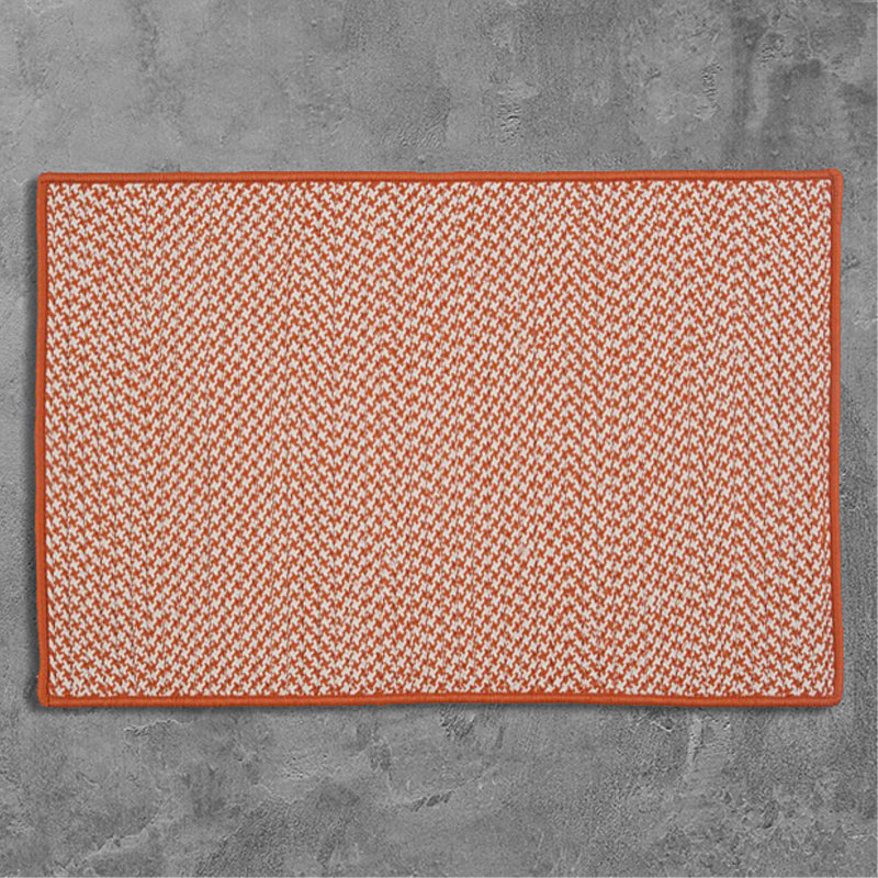 Tapis intérieur / extérieur Ashvith Houndstooth, Rectangle 10 pi x 13 pi