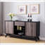 Buffet moderne noir et gris