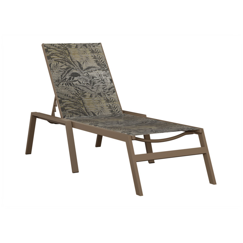 Chaise longue sans accoudoirs Berlin Gardens Vida, Argile