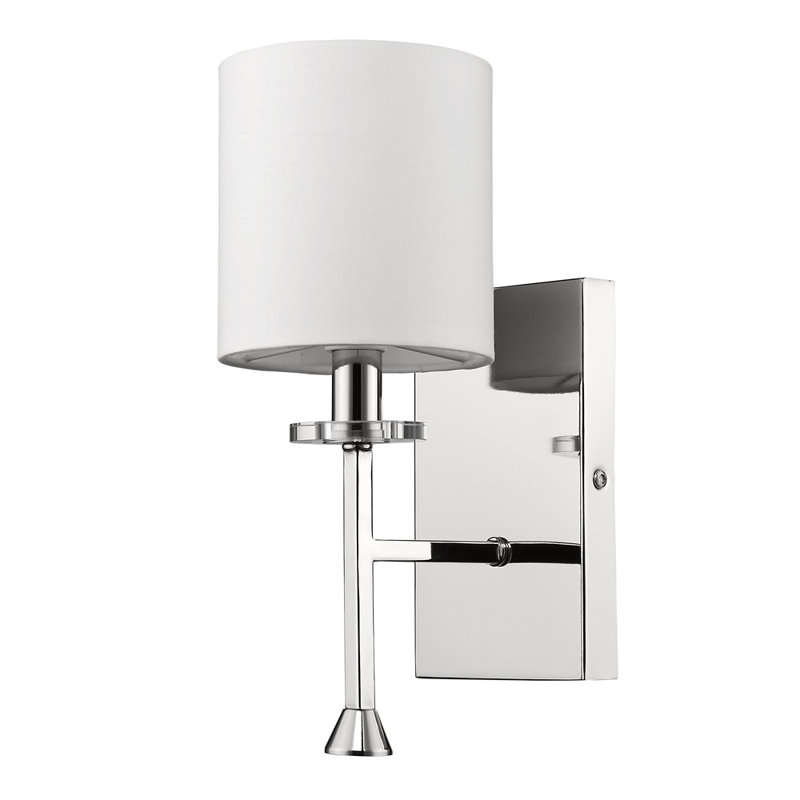 Vanegas Armed Sconce, Polished Nickel