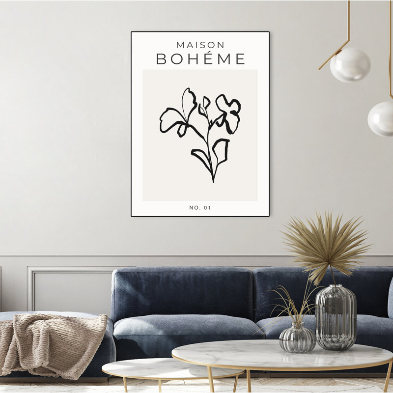 Maison Bohème No.1, toile encadrée, H 24 po x l 18 po