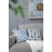 Embroidered Reversible Throw Pillow