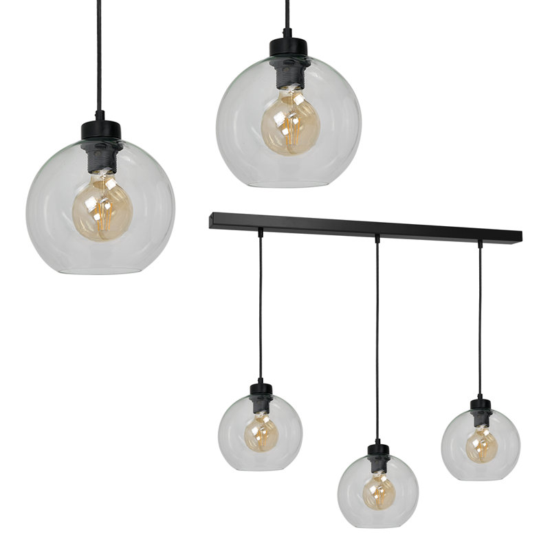 Amoroso 3 - Light Teardrop Pendant, Clear