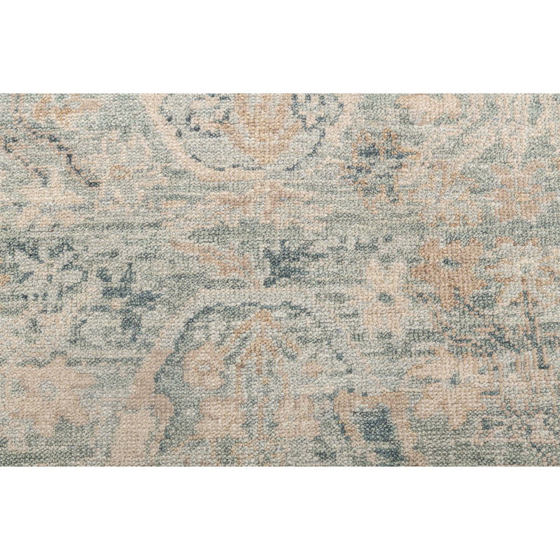 Tapis en laine noué à la main, Tapis de couloir 2 pi 6 po x 10 pi