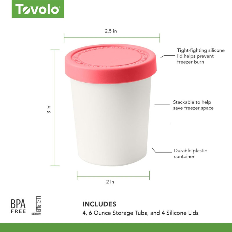 Ensemble de 4 contenants alimentaires Sweet Treats