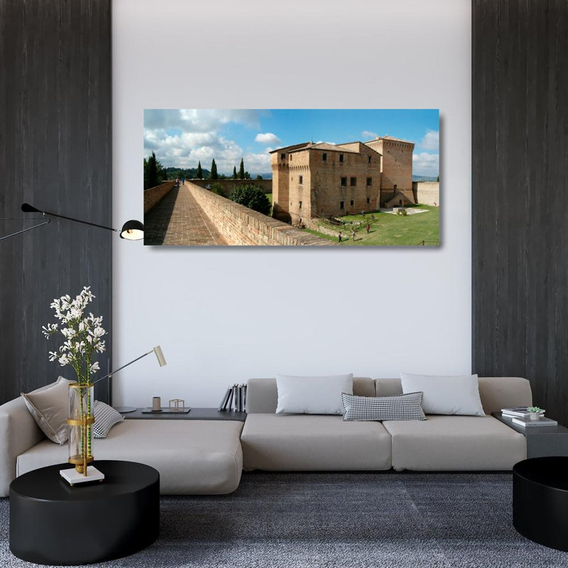 Rocca Malatestiana, Italie, H 22 po x l 48 po