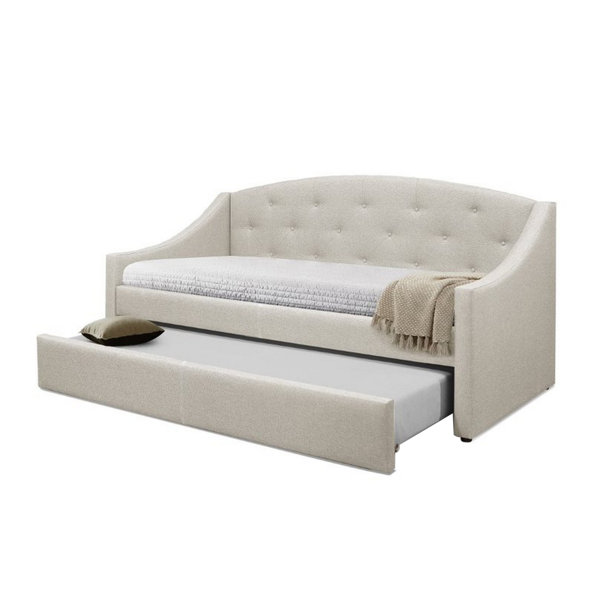 Winston Porter Fons Upholstered Daybed with Trundle | Wayfair