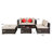 Eckfried 4 - Person Patio Conversation Set with Cushions-495083034