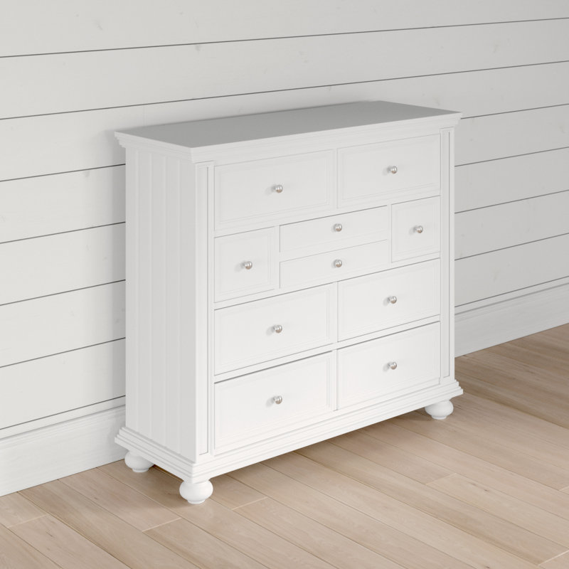 Patillo 50'' W 9 - Drawer Dresser, White
