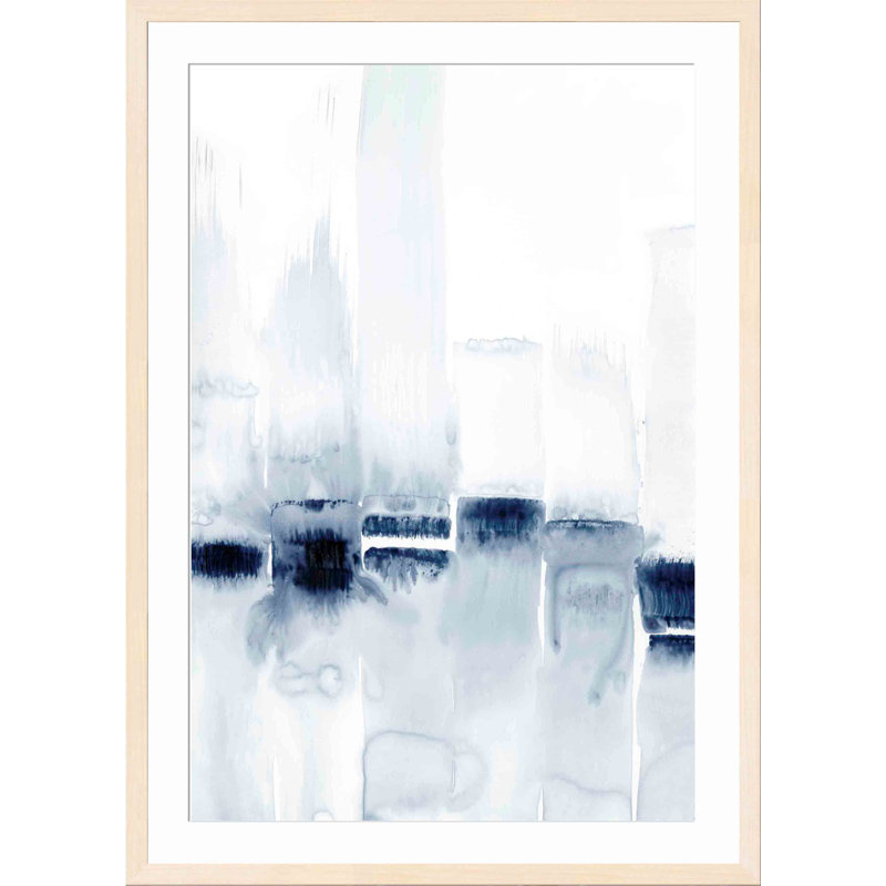 «City Across The Water I» par Ethan Harper - peinture encadrée, H 36 po x l 24 po, Naturel