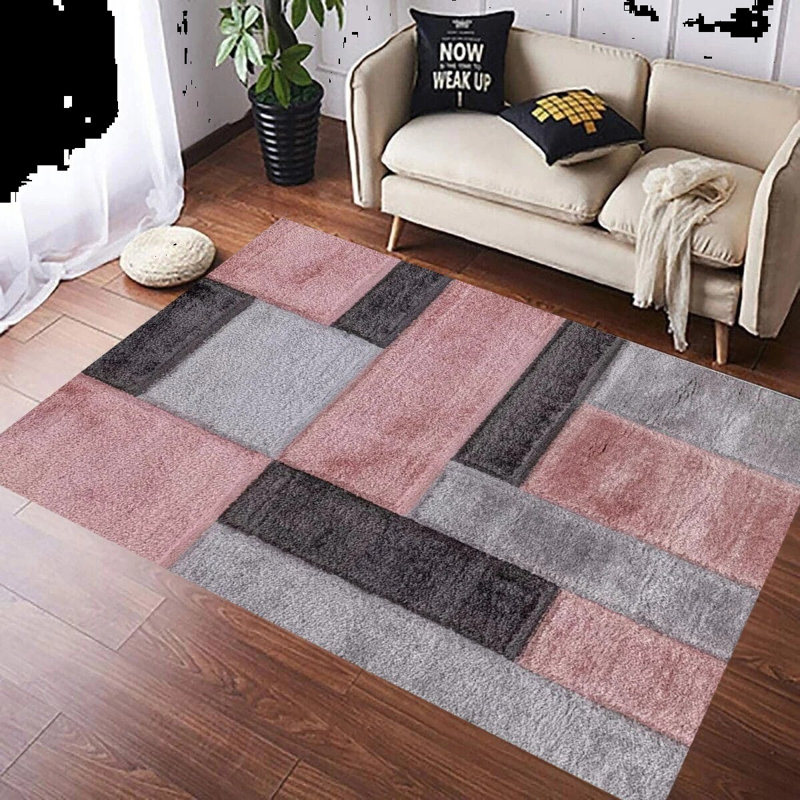 New Large Shaggy Area Rugs Hallway, Rectangle 60 x 110cm