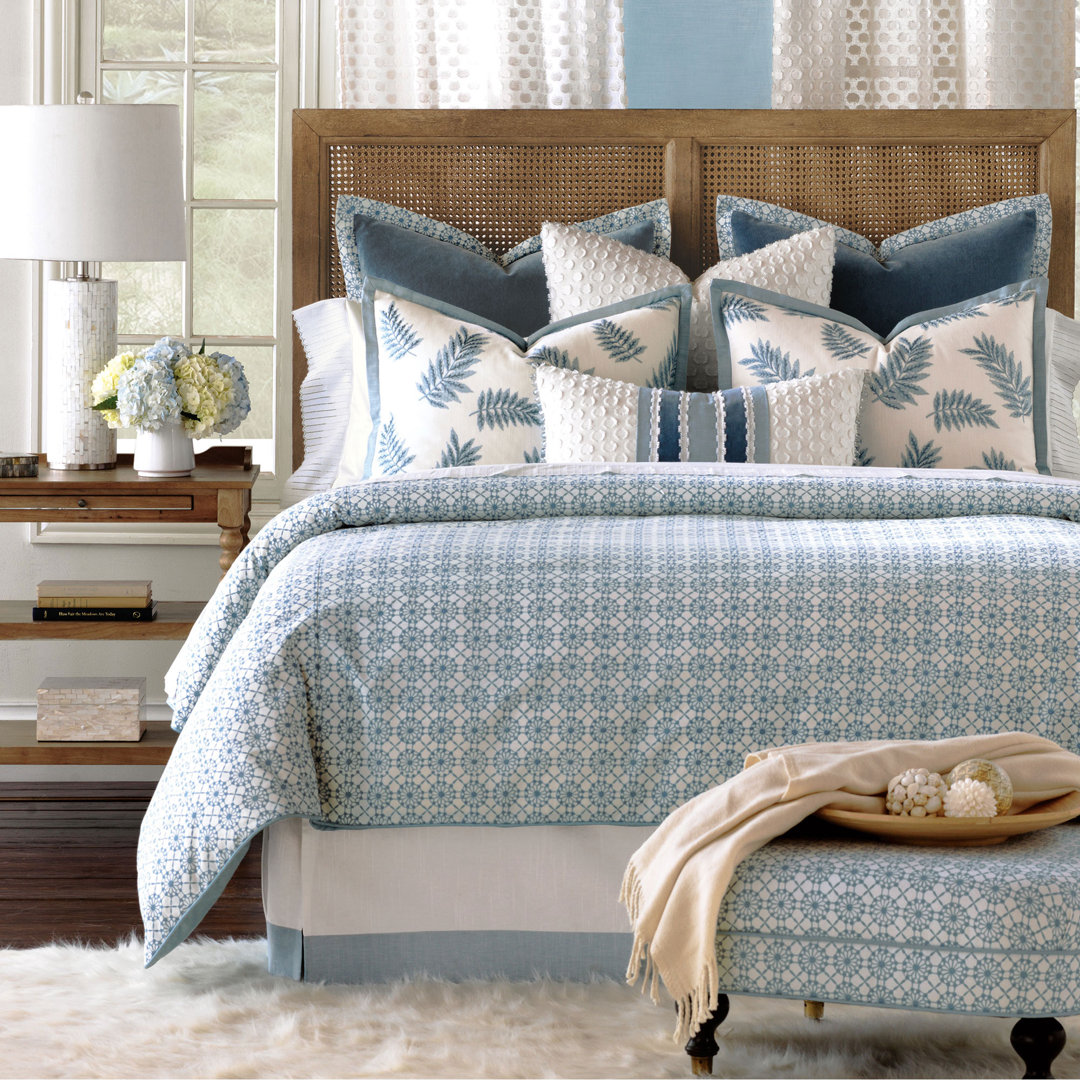 Penelope Modern & Contemporary Cotton Geometric Shapes Duvet Cover Set Eastern Accents 