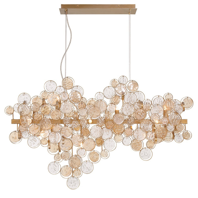 Trento 12 light Chandelier, Gold