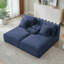 Chaise longue double compressible avec porte-gobelets, causeuse Fluffy-543003889