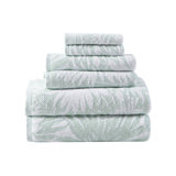 Ensemble de 6 serviettes en coton Tommy Bahama Lago Palm