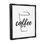 "Minimal Coffee Cup" par Martina Pavlova sur toile