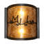 Personalized 2 - Light Flush Mounted Sconce