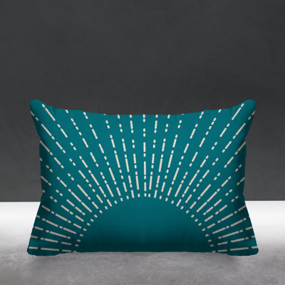 Abstract Outdoor Reversible Throw Pillow