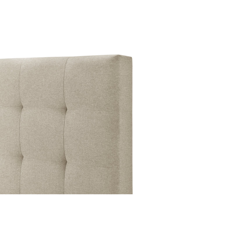 Tête de lit Elaine seulement, Double / grand, Beige